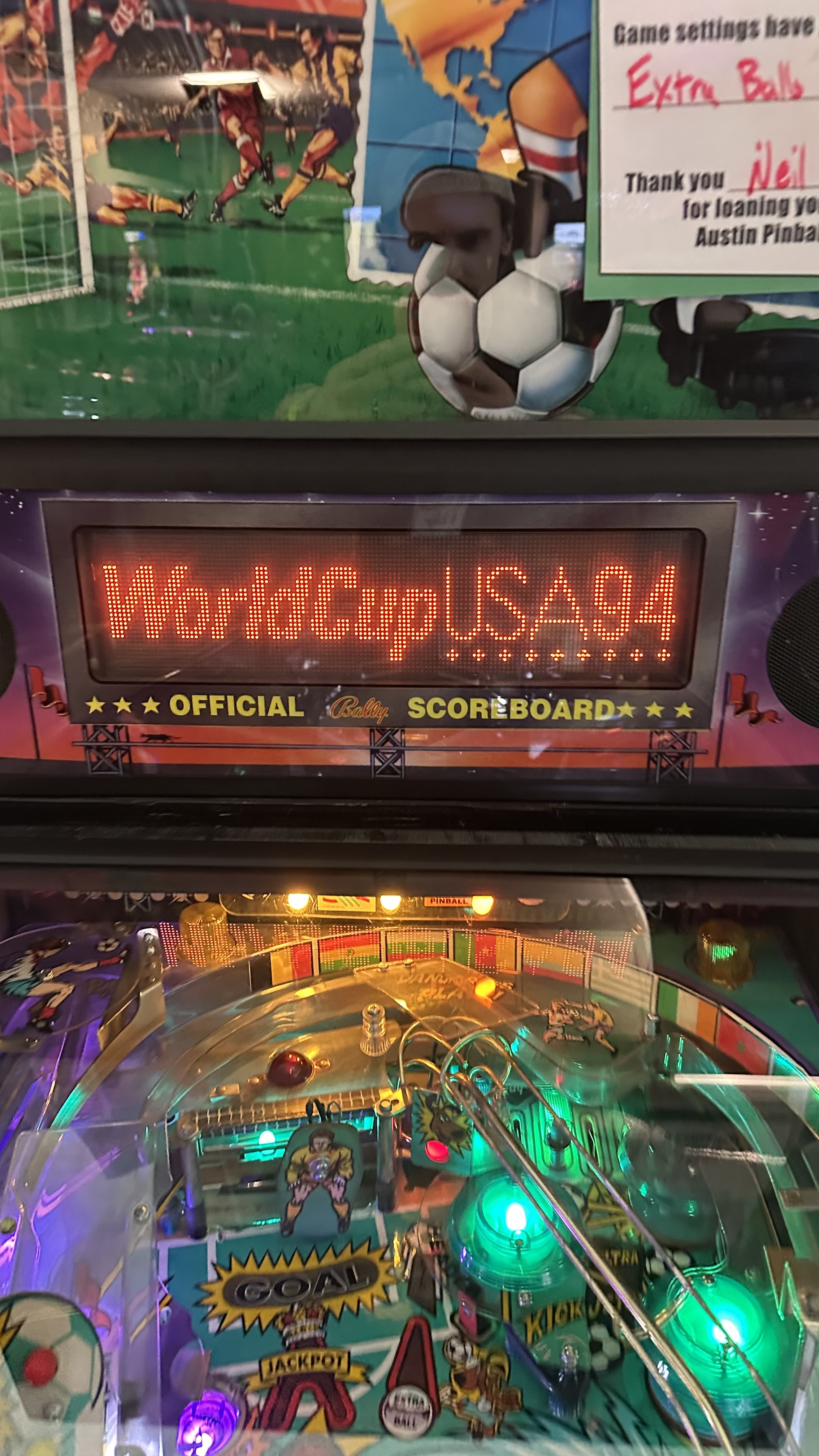 Had league night last night while watching soccer! 